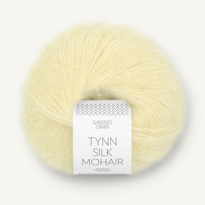 Tynn Silk Mohair 2101 Lys gul