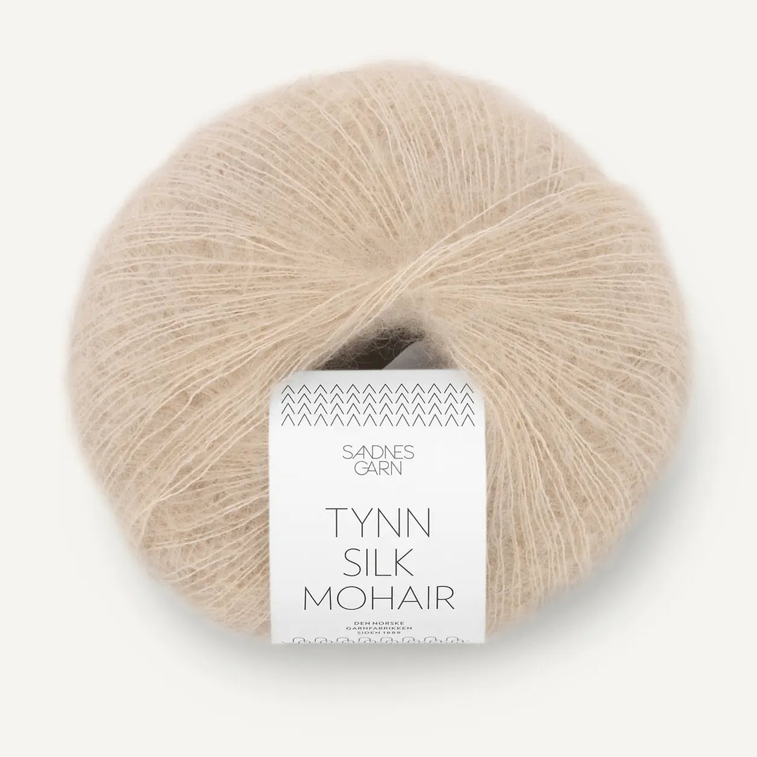 Tynn Silk Mohair 2650 Beigemeleret - Sandnes Garn