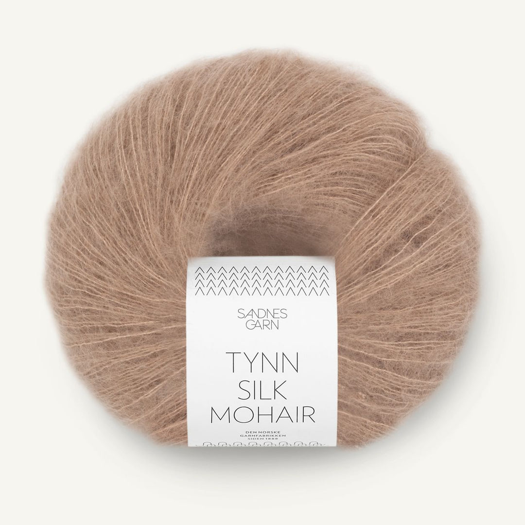 Tynn Silk Mohair 3041 Lys Eikenøtt - Sandnes Garn