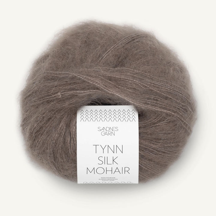 Tynn Silk Mohair 3161 Kastanjenød