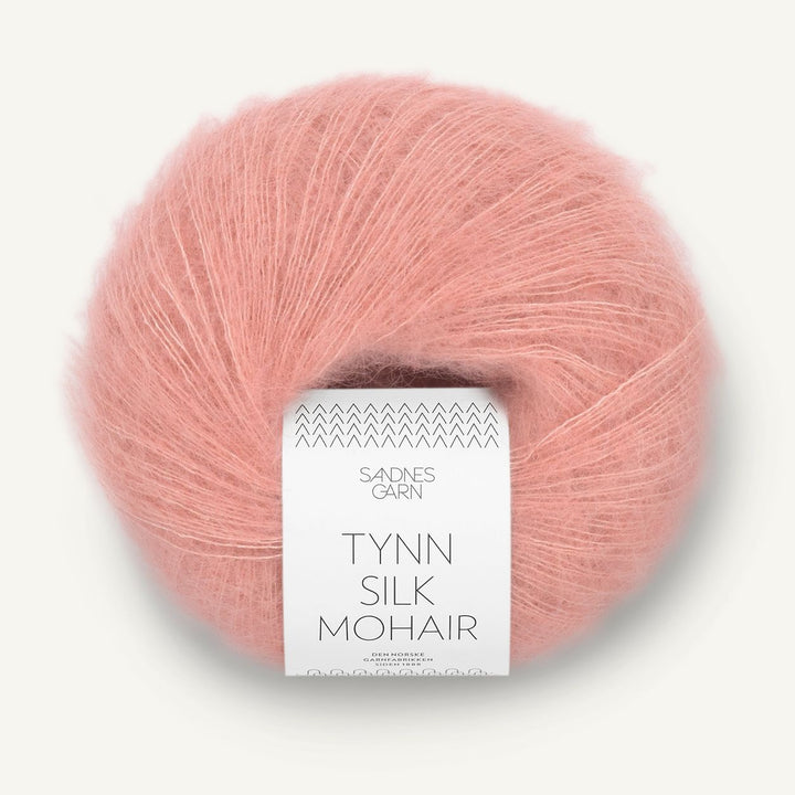 Tynn Silk Mohair 4033 Ferskenblomst - Sandnes Garn