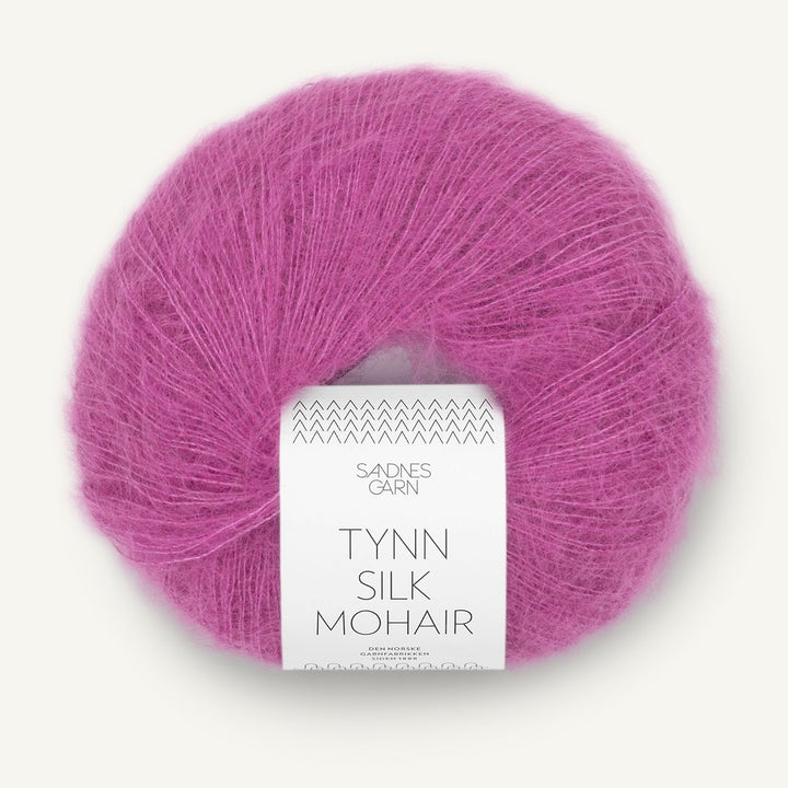 Tynn Silk Mohair 4628 Magenta - Sandnes Garn
