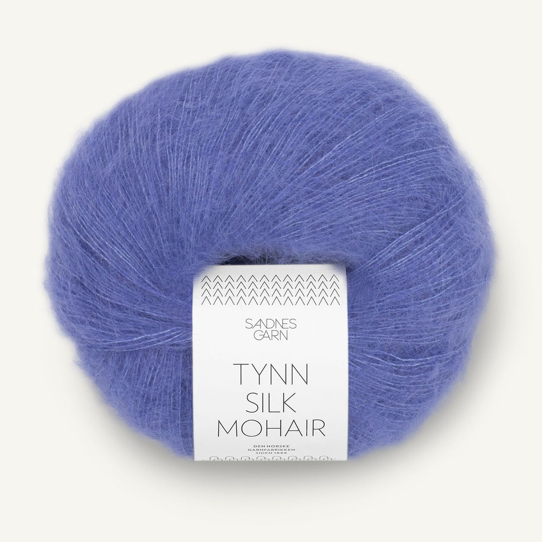 Tynn Silk Mohair *5535 Blå iris