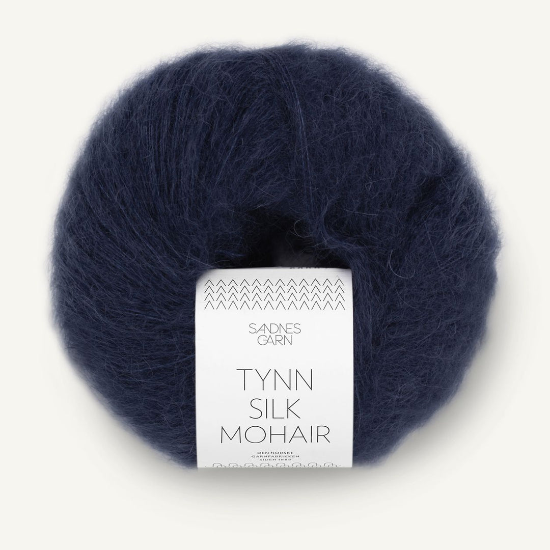 Tynn Silk Mohair 5581 Dyb marine - Sandnes Garn