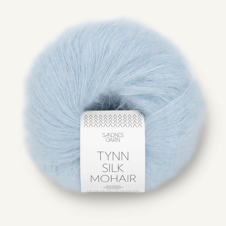 Tynn Silk Mohair 6012 Lys blå - Sandnes Garn