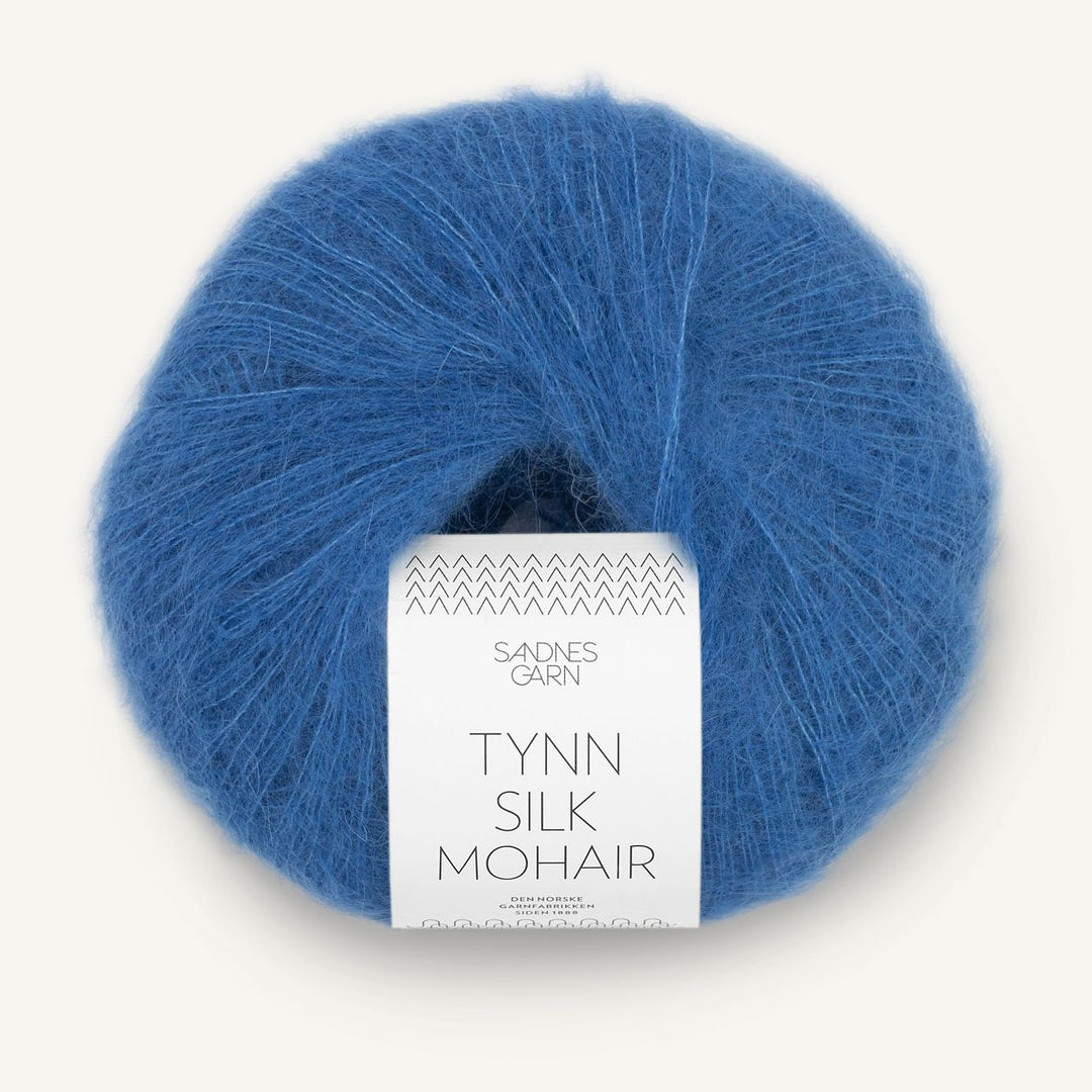 Tynn Silk Mohair 6044 Regatta Blå - Sandnes Garn