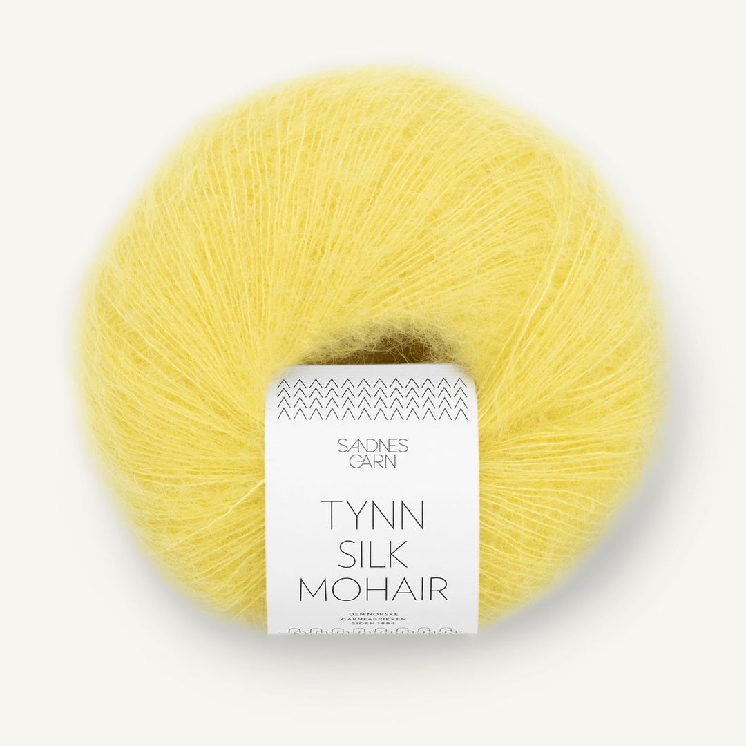 Tynn Silk Mohair 9004 Lemon - Sandnes Garn