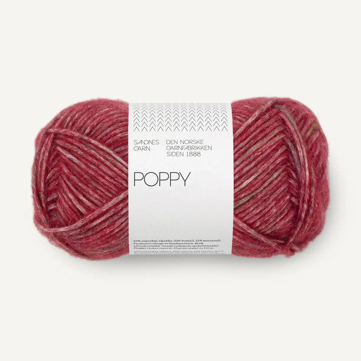 Poppy 4510 Cranberry Crush - Sandnes Garn