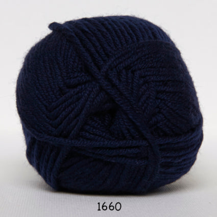 Merino Cotton 1660 Marineblå - Hjertegarn