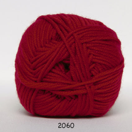 Merino Cotton 2060 Rød - Hjertegarn