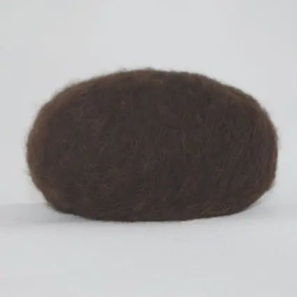 Brushed Baby Alpaca 410 Mørk brun - Hjertegarn
