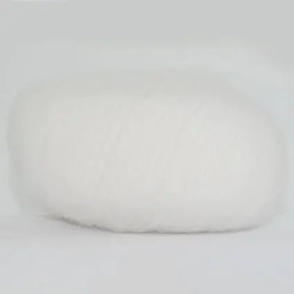 Brushed Baby Alpaca 1090 Hvid - Hjertegarn