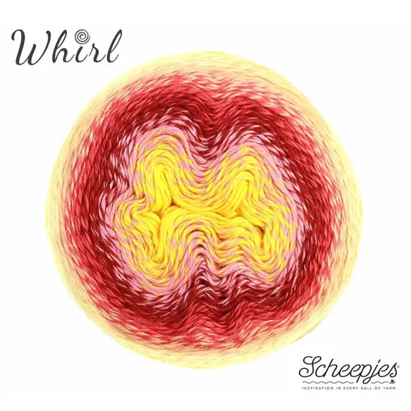 Whirl 763 Fruity 'O' Tutty - Scheepjes garn med farveskift