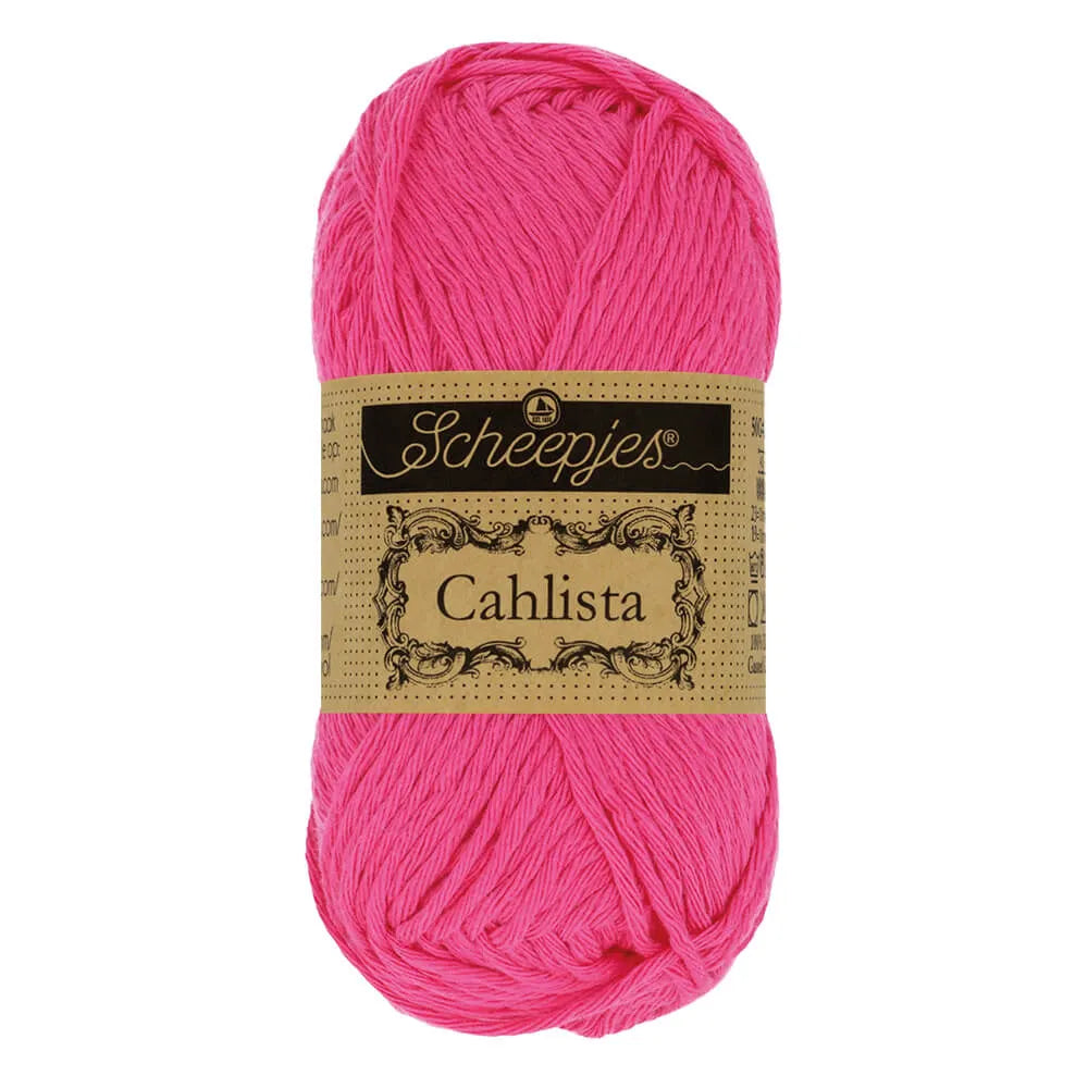 Cahlista 114 Shocking pink - Scheepjes bomuldsgarn