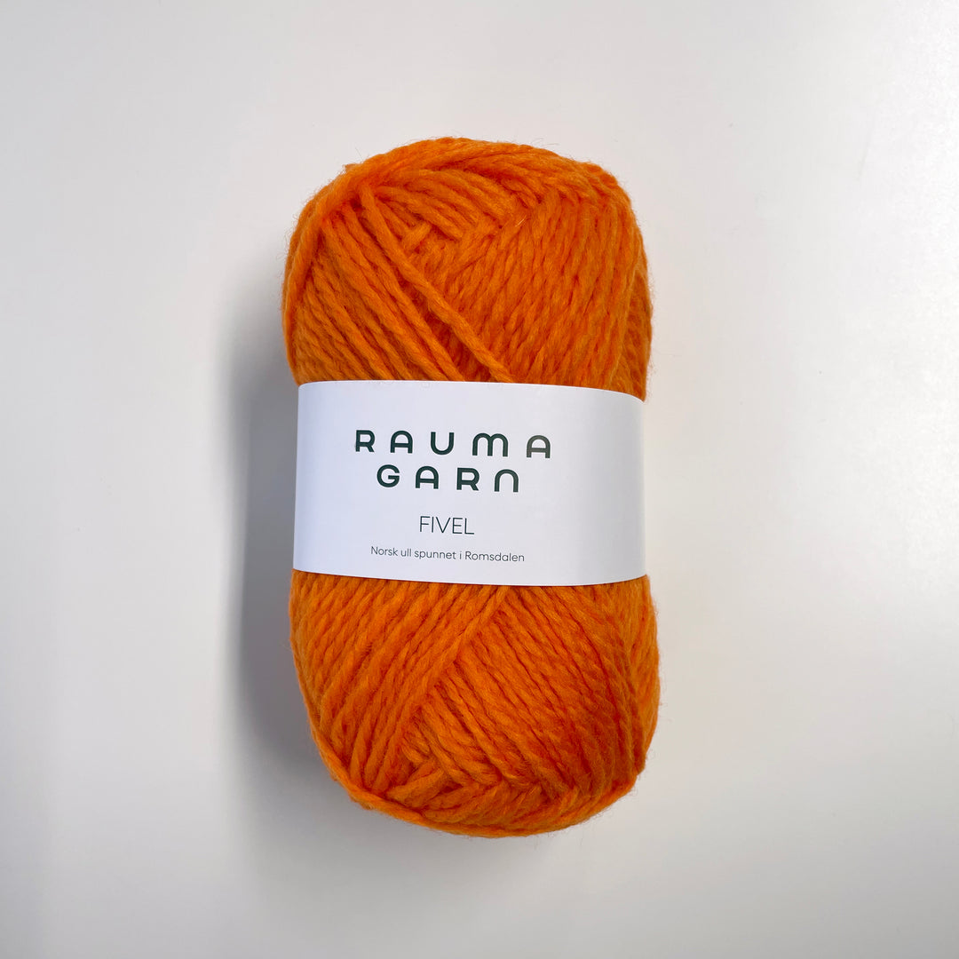 Fivel 20 Orange - Rauma Garn