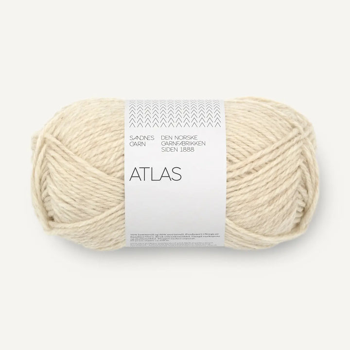 Atlas 2641 Naturmeleret - Sandnes Garn