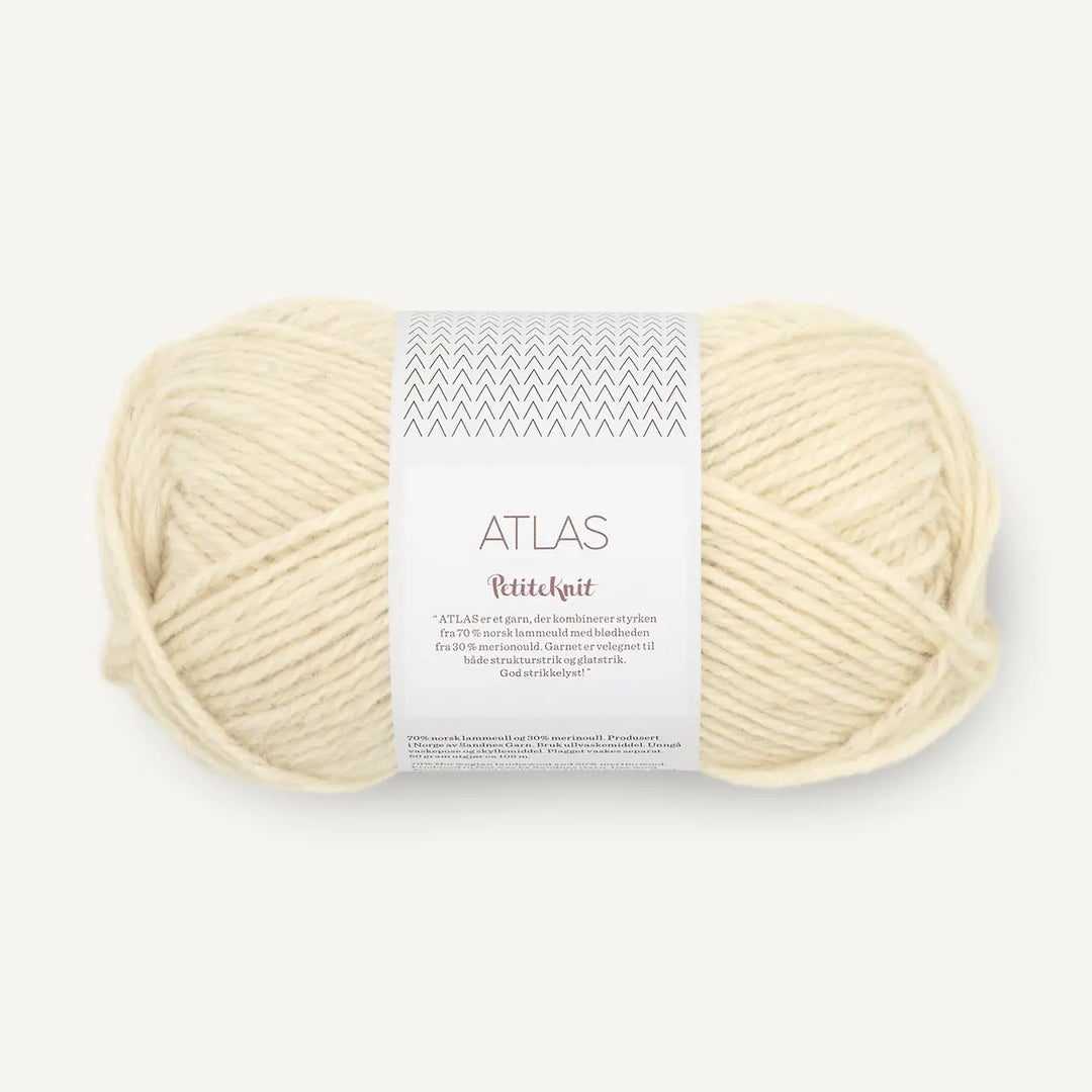 Atlas 1016 Milk Melange - Sandnes Garn