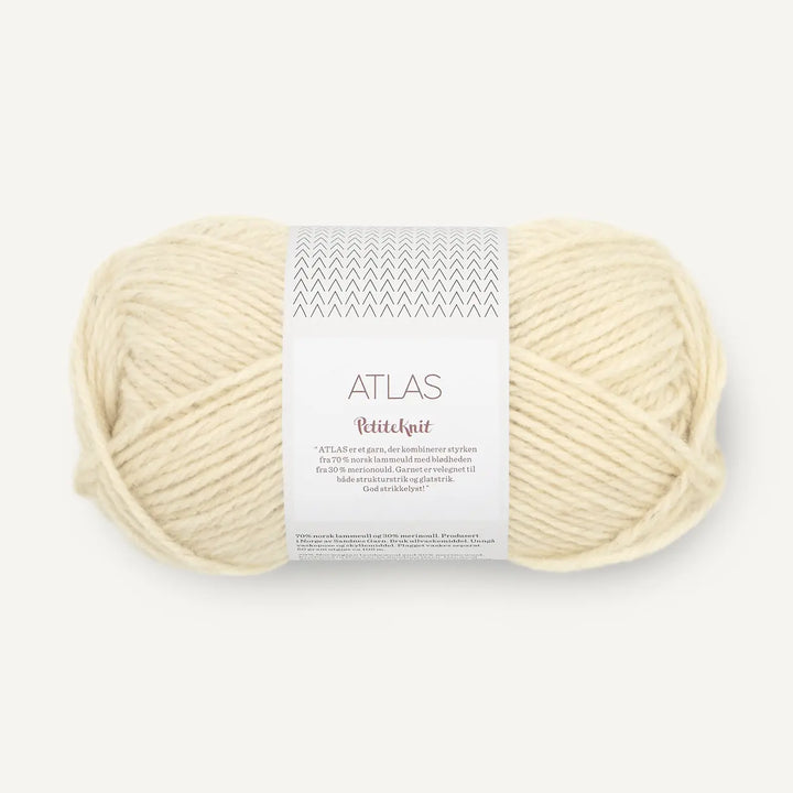 Atlas 1016 Milk Melange - Sandnes Garn