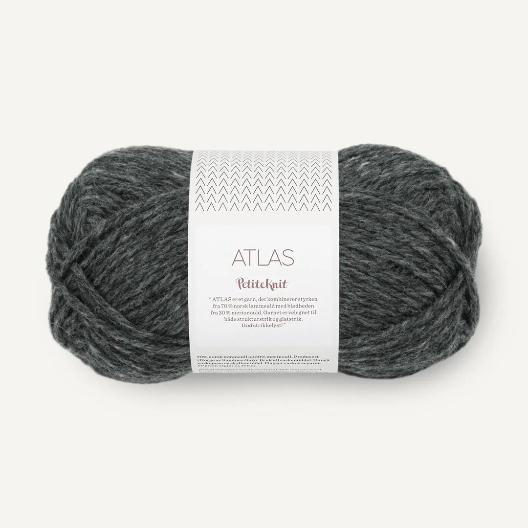 Atlas 1070 Charcoal Melange - Sandnes Garn