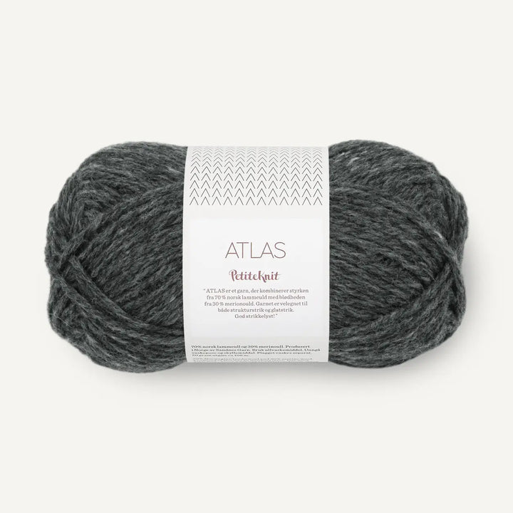 Atlas 1070 Charcoal Melange - Sandnes Garn
