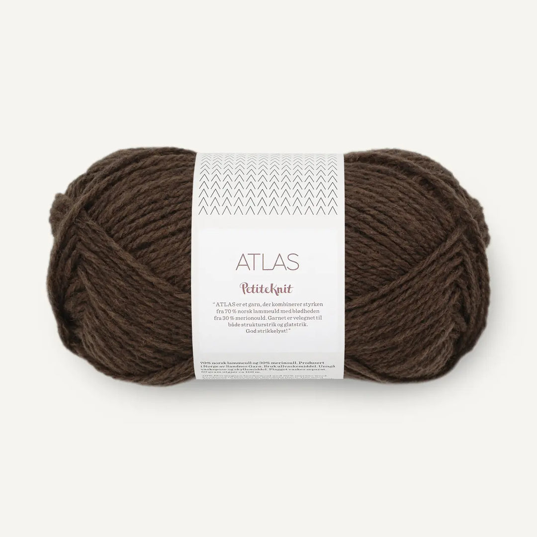 Atlas 2381 Coffee Melange - Sandnes Garn