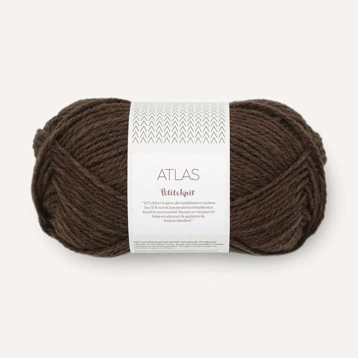Atlas 2381 Coffee Melange - Sandnes Garn