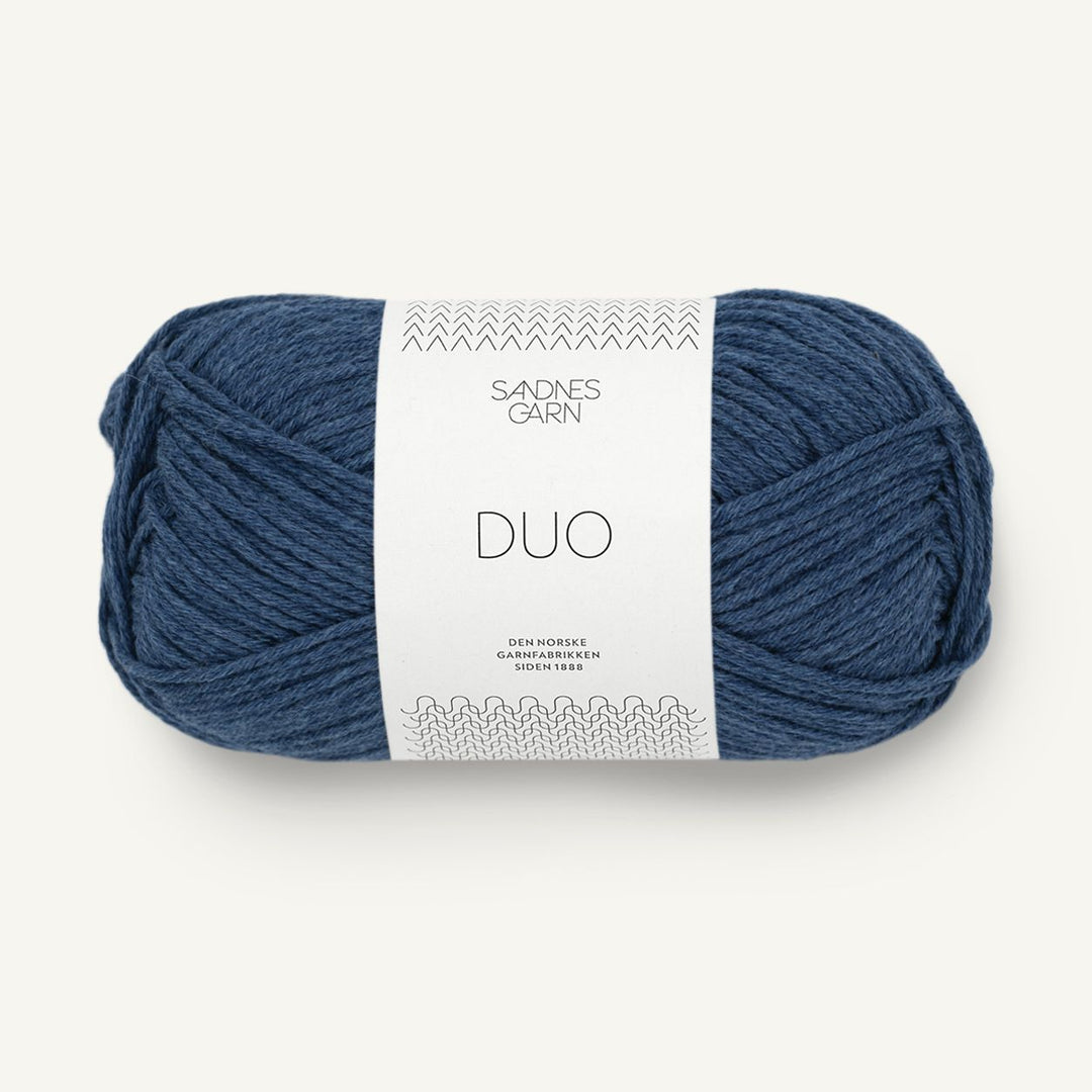 DUO 5864 Blå meleret - Sandnes Garn