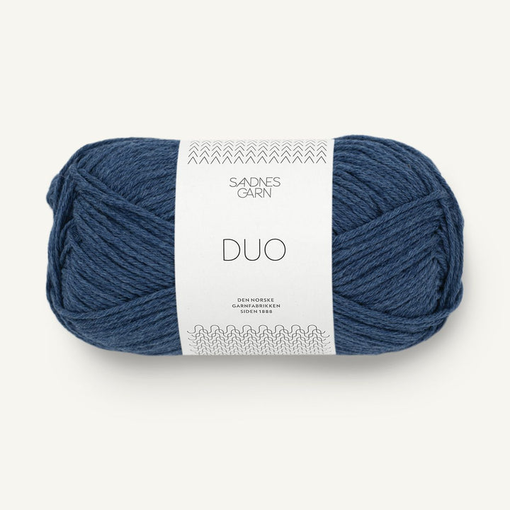 DUO 5864 Blå meleret - Sandnes Garn