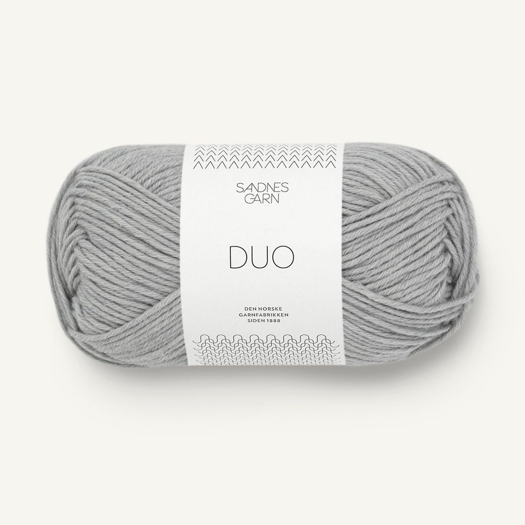 DUO 6030 Lys grå - Sandnes Garn