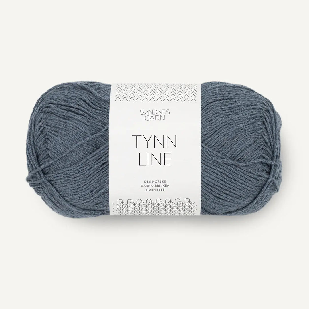 Tynn Line 6061 Mørk blågrå - Sandnes Garn