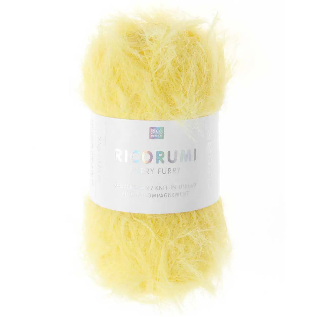 Ricorumi Furry Furry 02 Gul - Rico Design Effektgarn