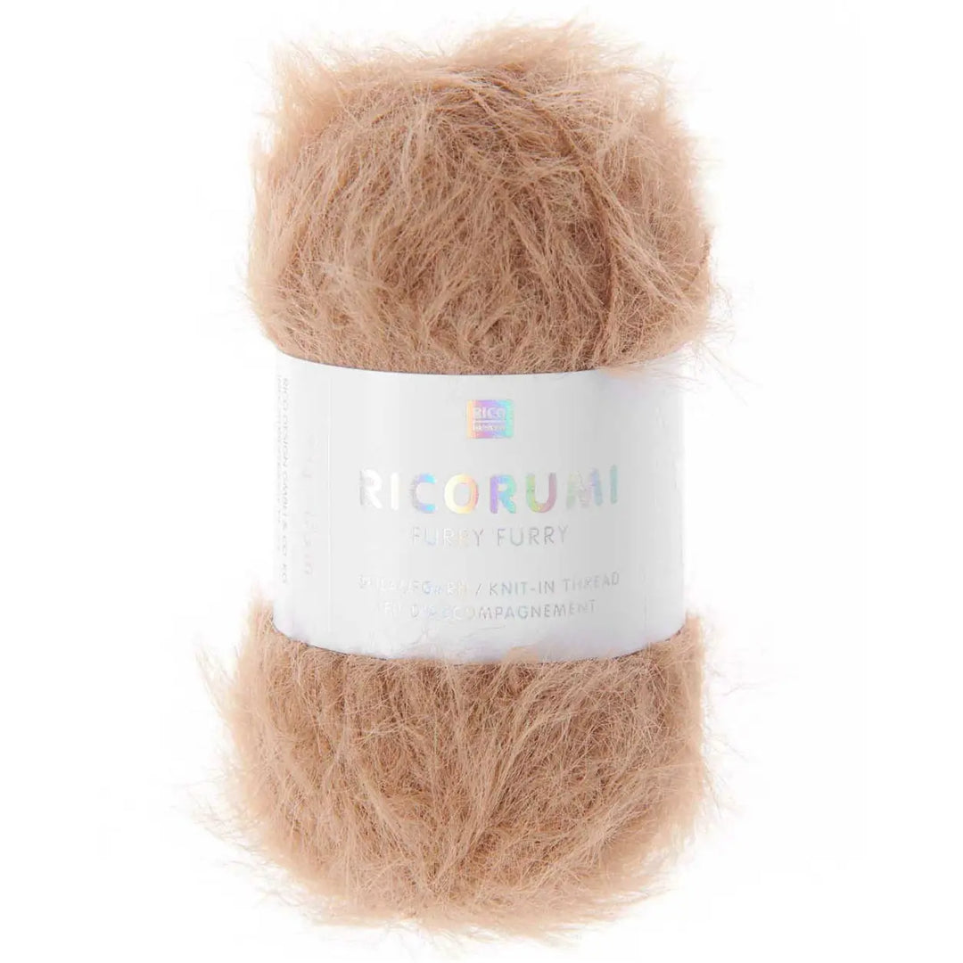Ricorumi Furry Furry 08 Karamel - Rico Design Effektgarn
