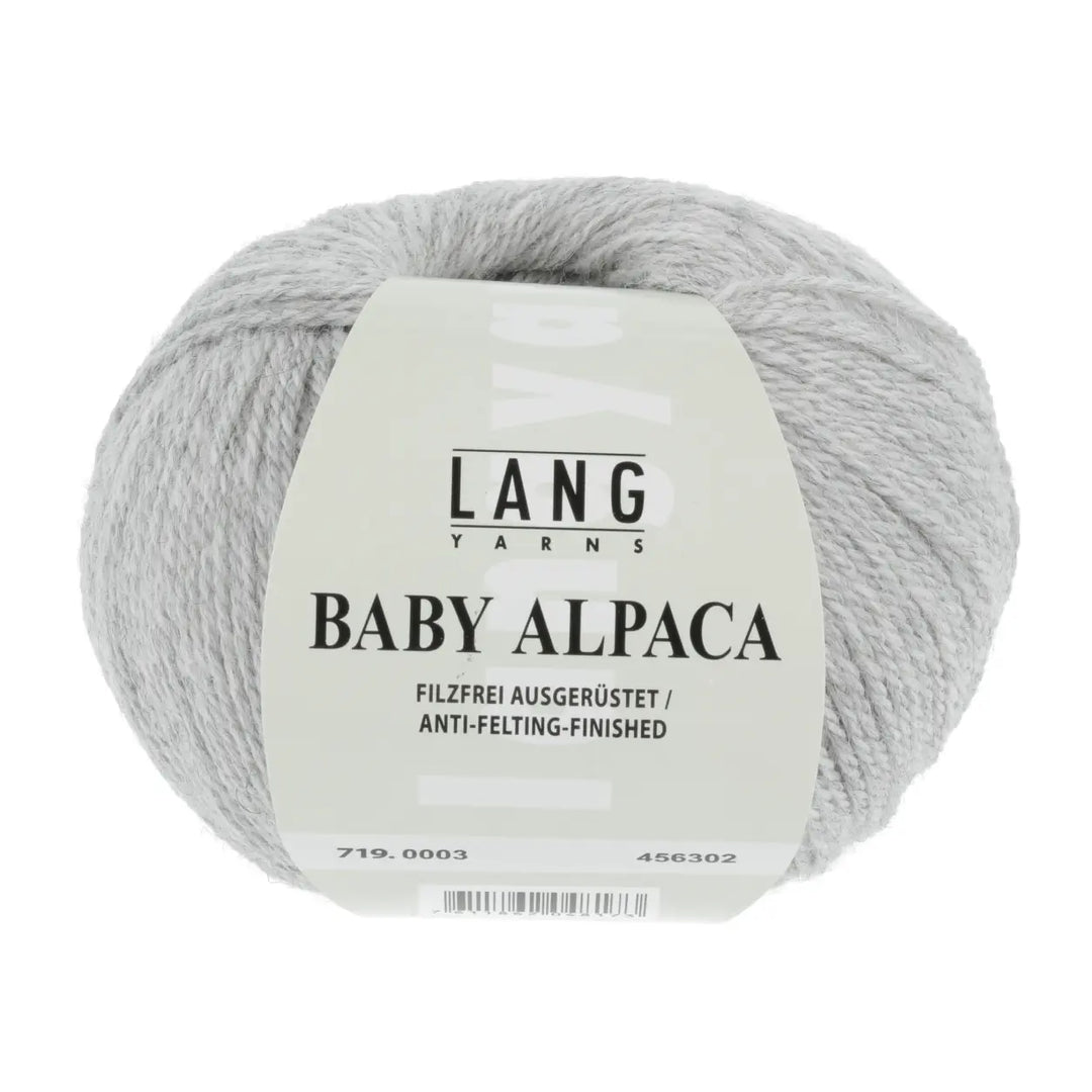 Baby Alpaca 03 Lys grå - Lang Yarns Garn
