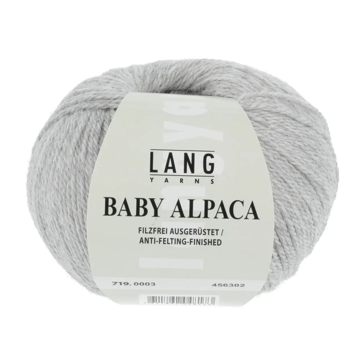 Baby Alpaca 03 Lys grå - Lang Yarns Garn