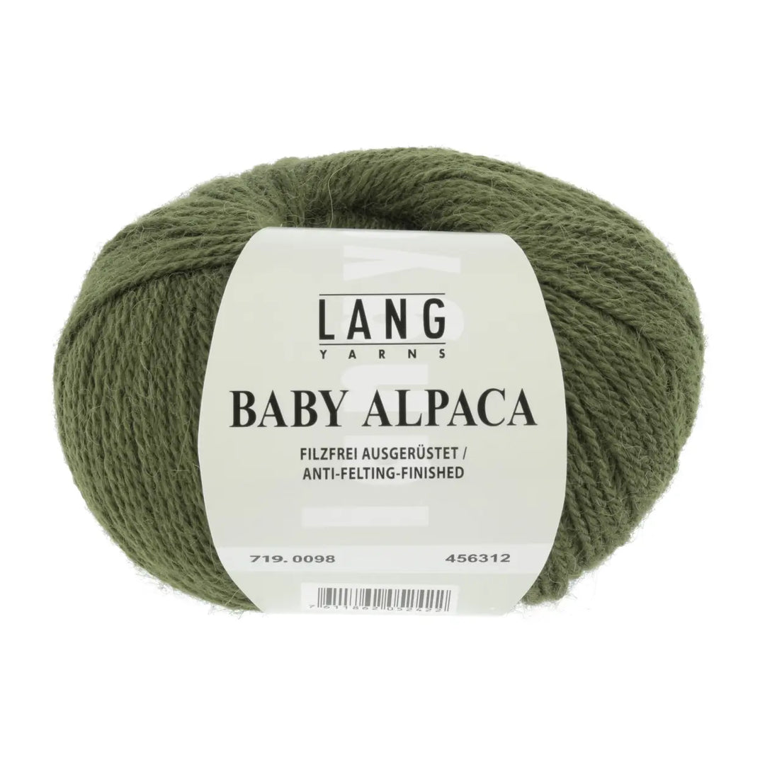 Baby Alpaca 98 Oliven - Lang Yarns Garn