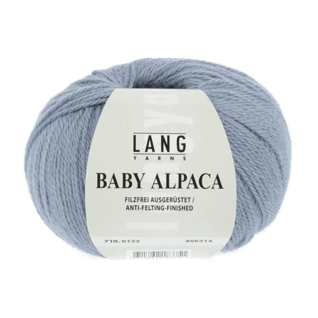 Baby Alpaca 133 Lys jeansblå - Lang Yarns Garn