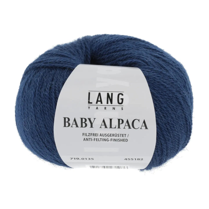 Baby Alpaca 135 Marineblå - Lang Yarns Garn