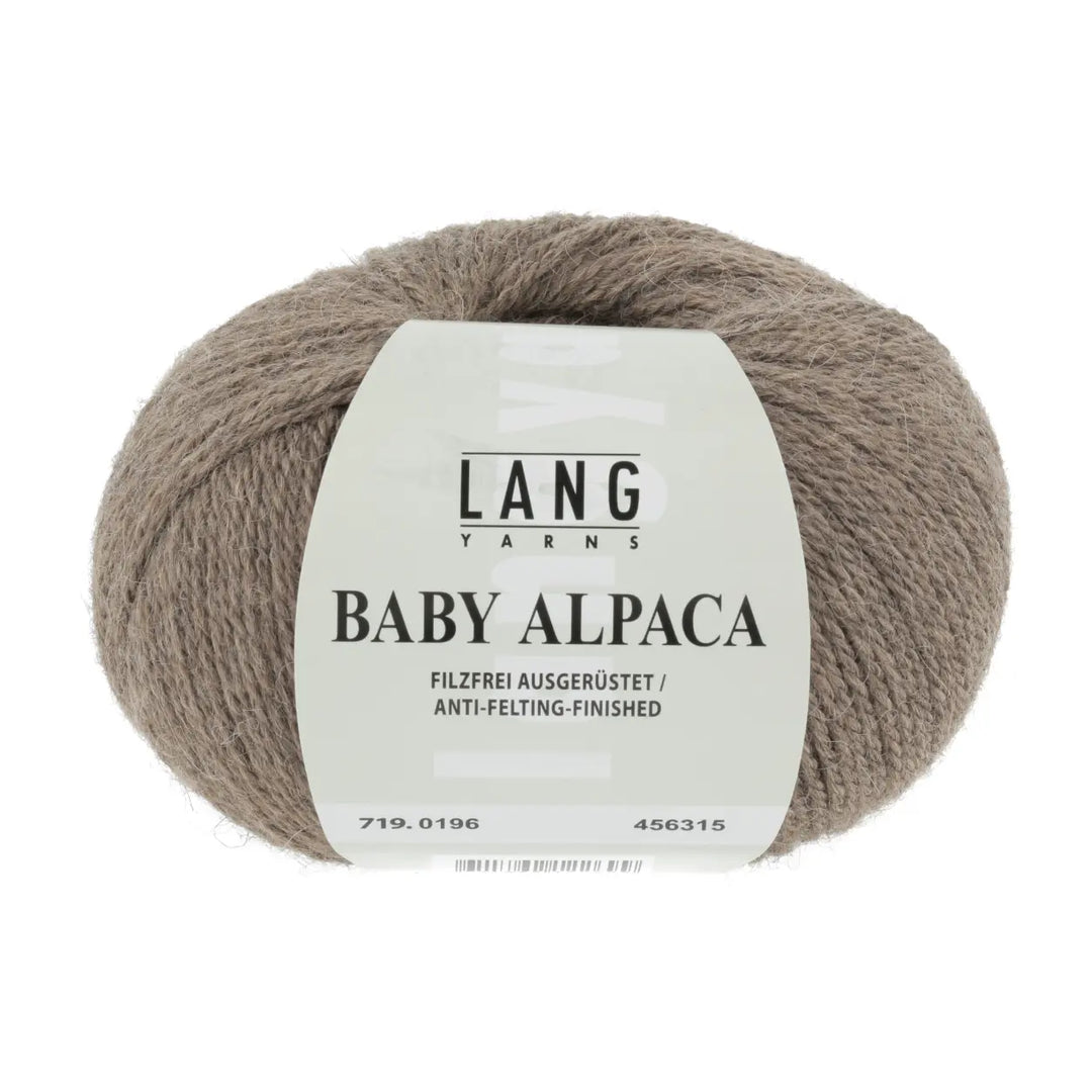 Baby Alpaca 196 Lys brun - Lang Yarns Garn