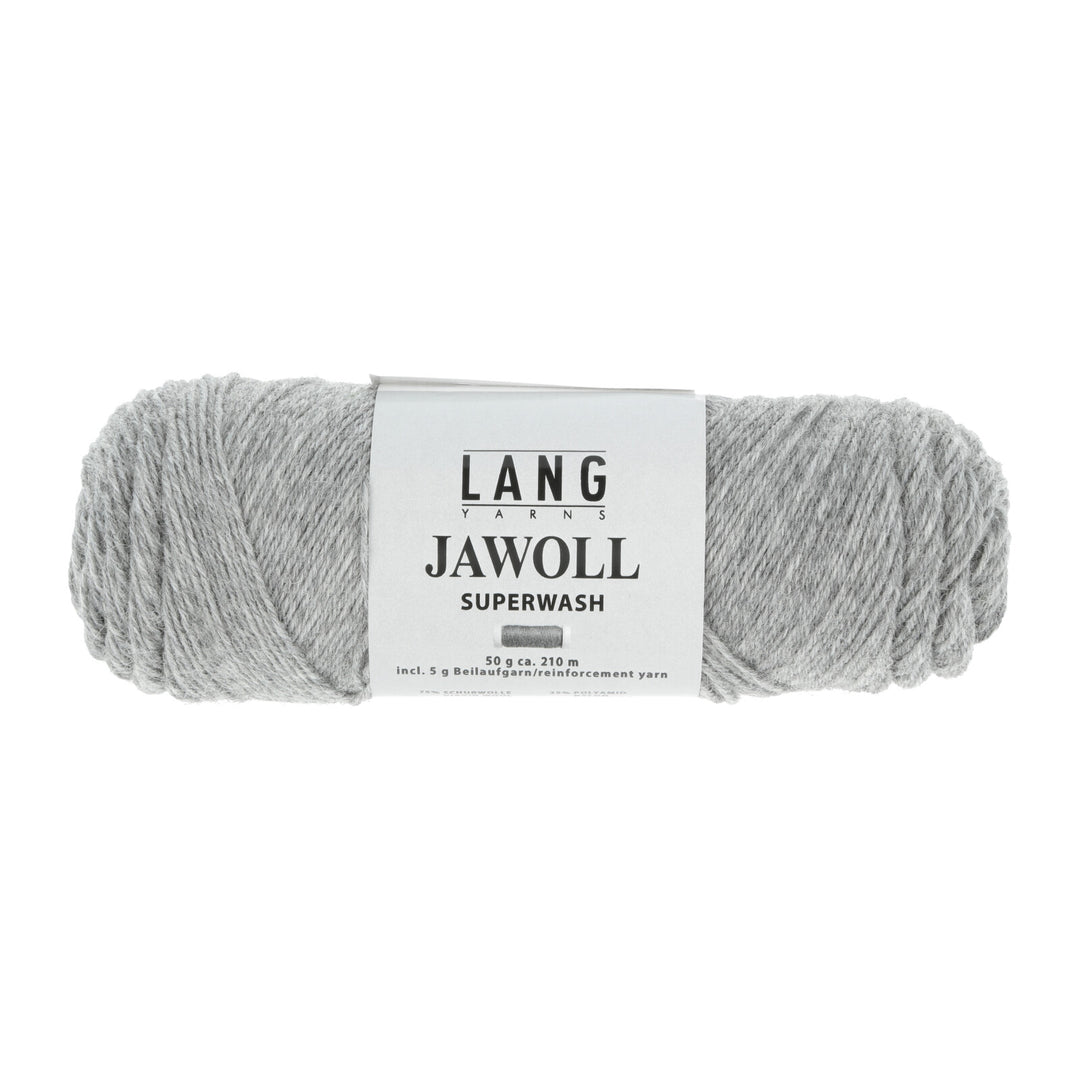 Jawoll 05 Gråmeleret - Strømpegarn fra Lang Yarns