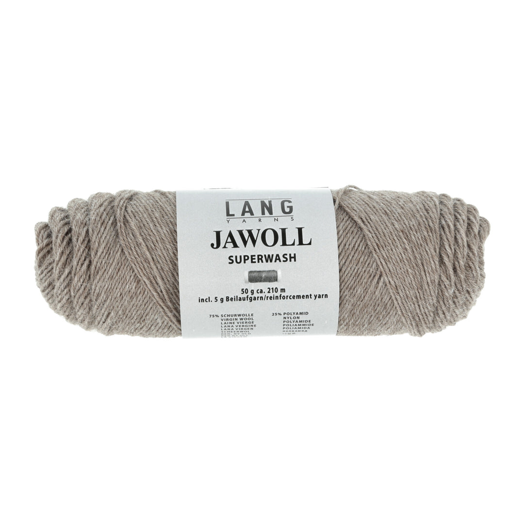 Jawoll 45 Lys Brunmeleret - Strømpegarn fra Lang Yarns