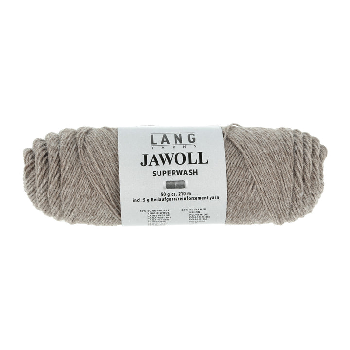 Jawoll 45 Lys Brunmeleret - Strømpegarn fra Lang Yarns