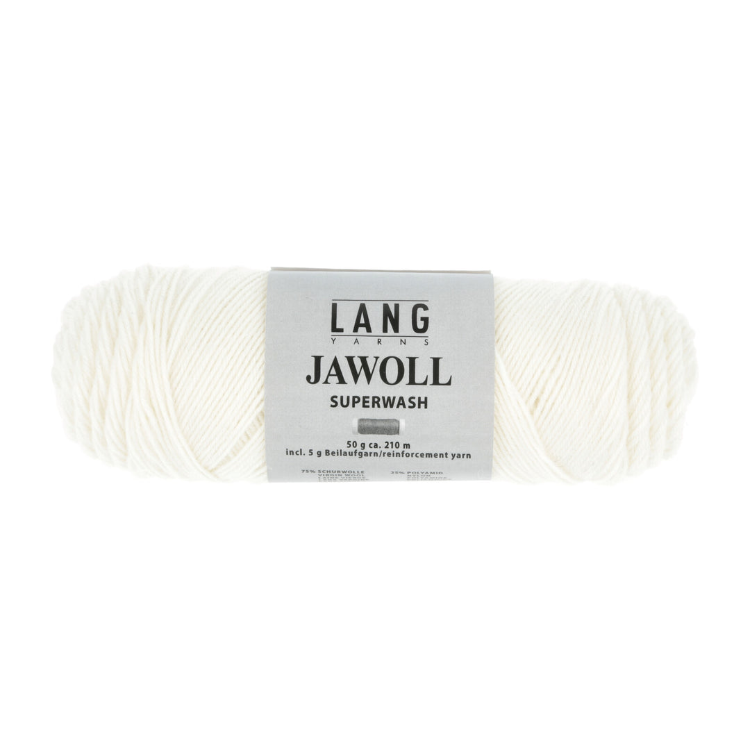Jawoll 94 Råhvid - Strømpegarn fra Lang Yarns
