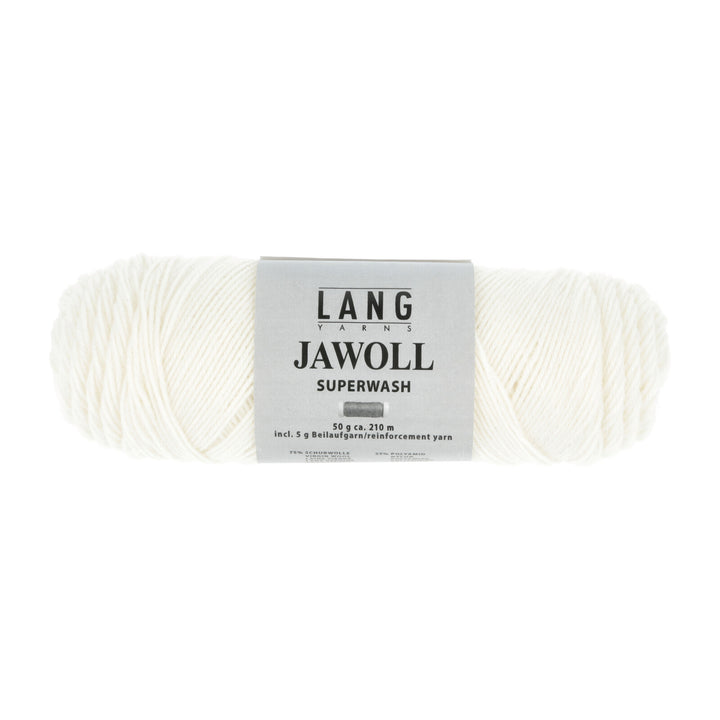 Jawoll 94 Råhvid - Strømpegarn fra Lang Yarns