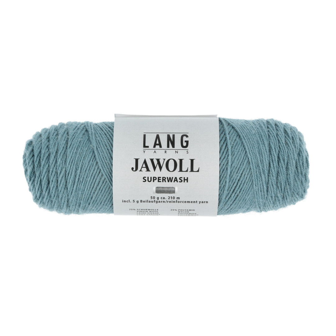 Jawoll 388 Lys Petrol - Strømpegarn fra Lang Yarns
