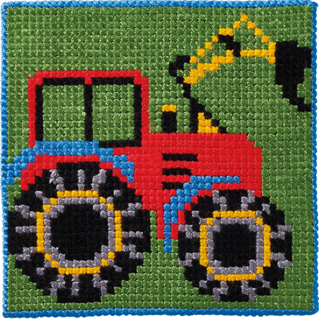 Børnestramaj - 9414 Traktor - 25x25 cm