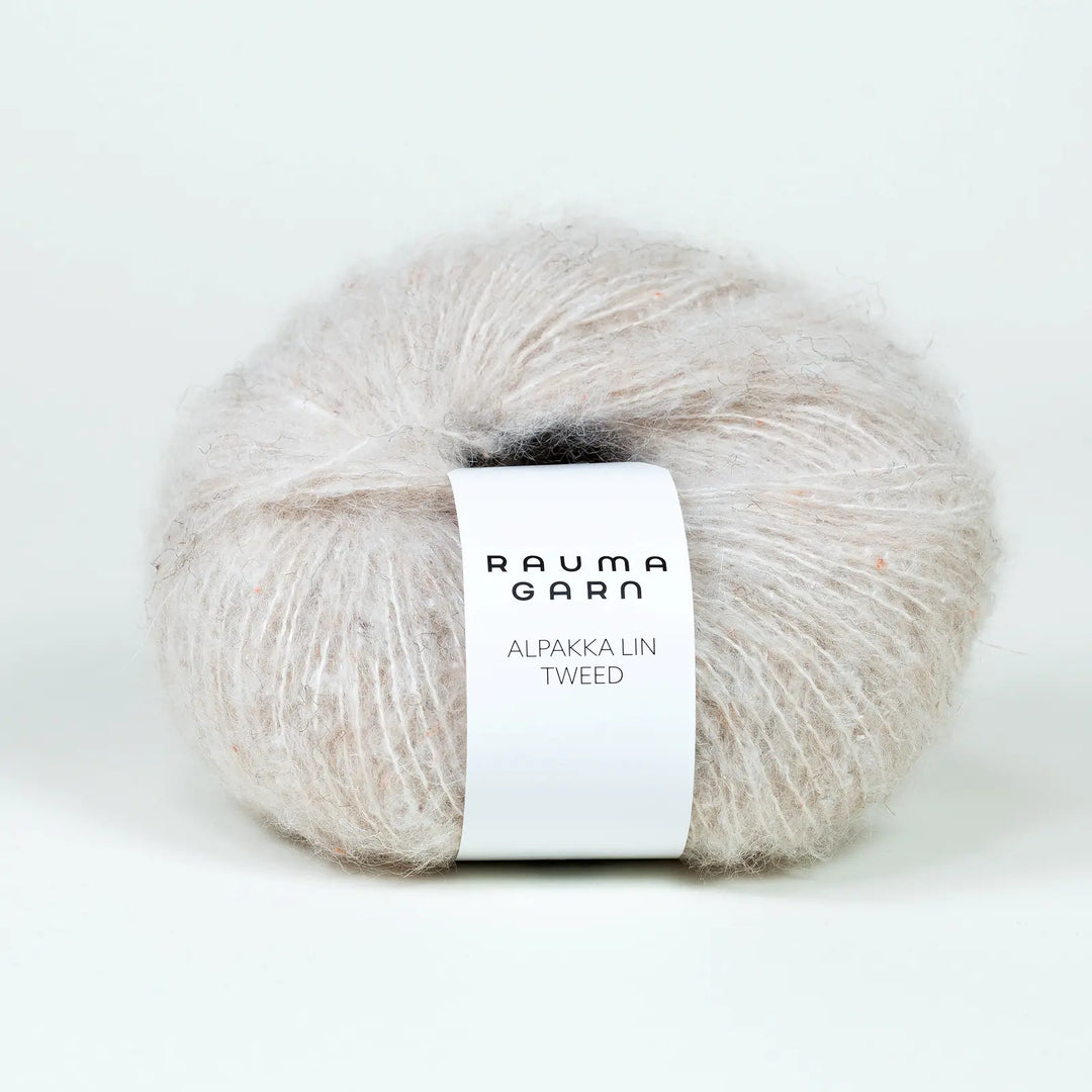 Alpakka Lin 11466 Tweed Lys Beige - Rauma Garn