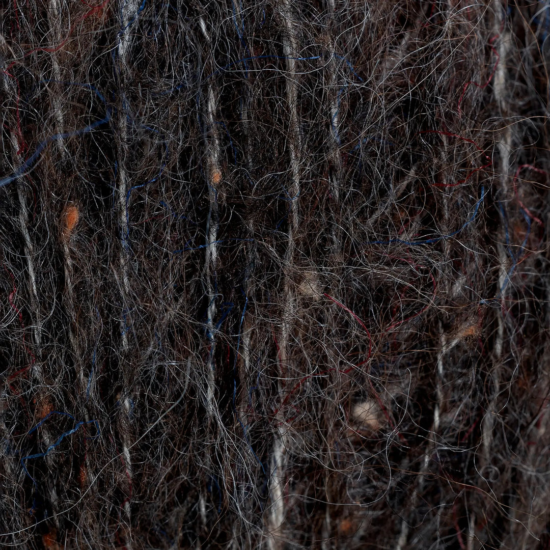 Alpakka Lin 21798 Tweed Mørk Brun - Rauma Garn