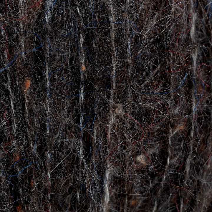 Alpakka Lin 21798 Tweed Mørk Brun - Rauma Garn