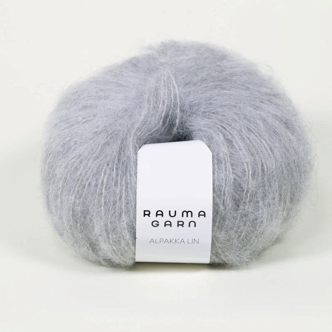 Alpakka Lin 1310 Lys Grå - Rauma Garn