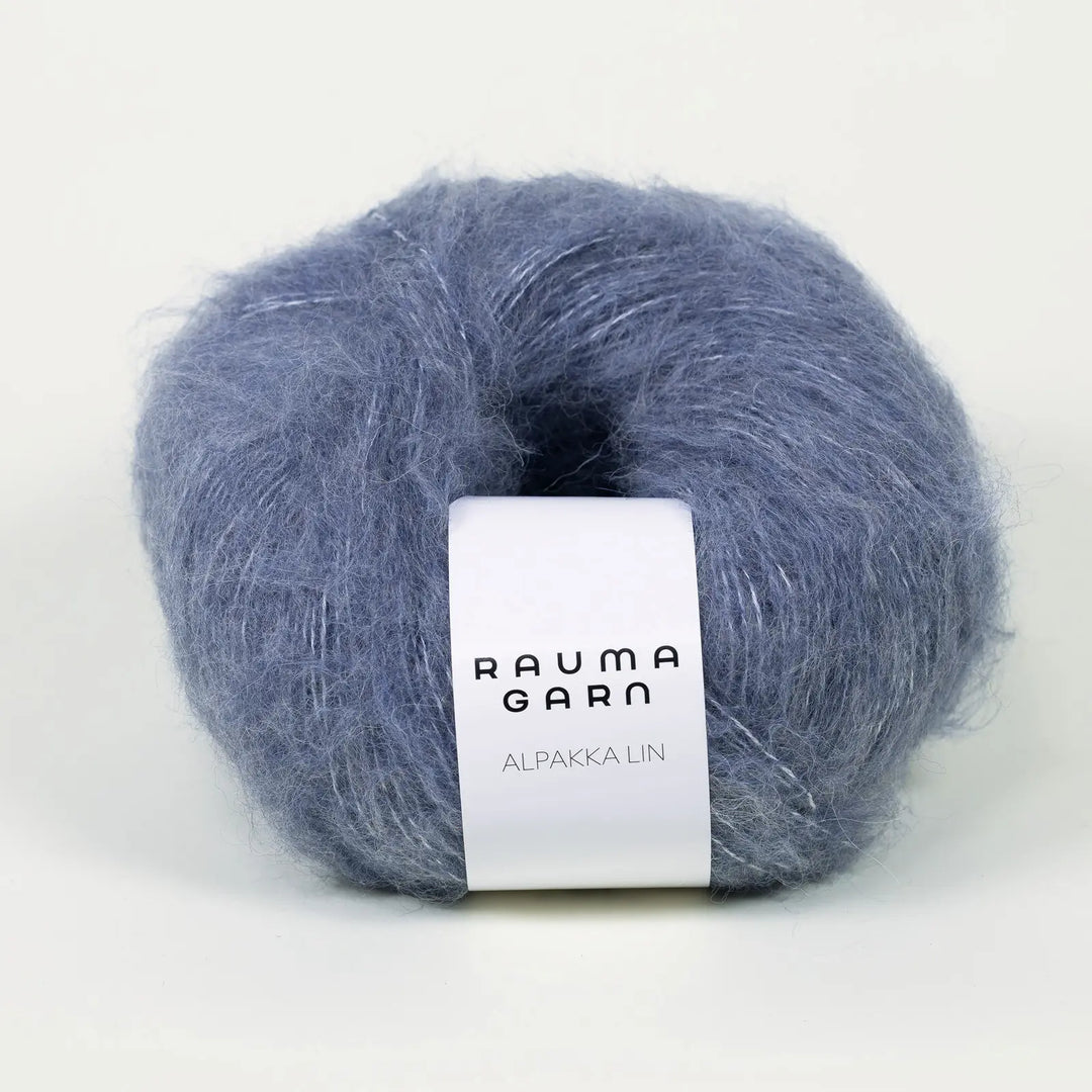Alpakka Lin 6555 Jeansblå - Rauma Garn